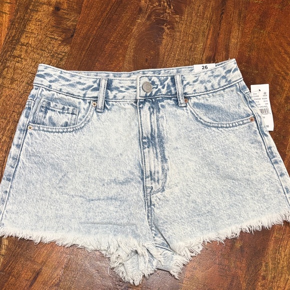 NWT Pacsun High Waisted Denim Festival Shorts - Picture 2 of 7